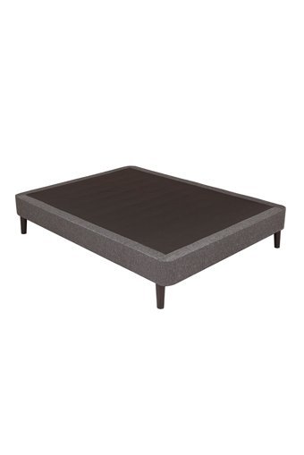 Alfatim 150 x 200 cm Başlıksız Çift Kişilik Baza Siyah
