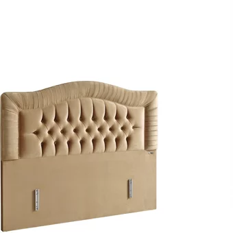 Arleno Bedding Aysima 160 x 200 cm Ayrılabilen Yataklı Başlıklı Çift Kişilik Sandıklı Baza Seti Krem