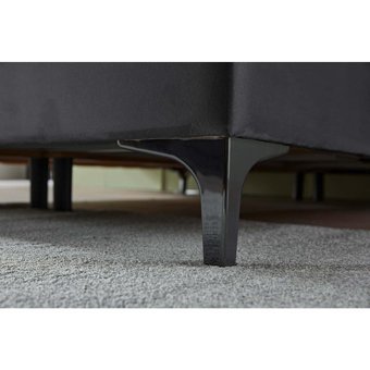 Bellona Petra Plus 100 x 200 cm Ayrılabilen Başlıksız Çift Kişilik Sandıklı Baza Antrasit