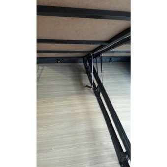 Niva Baza Chester 200 x 200 cm Başlıklı Çift Kişilik Sandıklı Baza Seti Antrasit