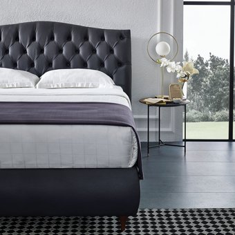 Yataş Sidney 180 x 200 cm Başlıklı Çift Kişilik Sandıklı Baza Seti Gri