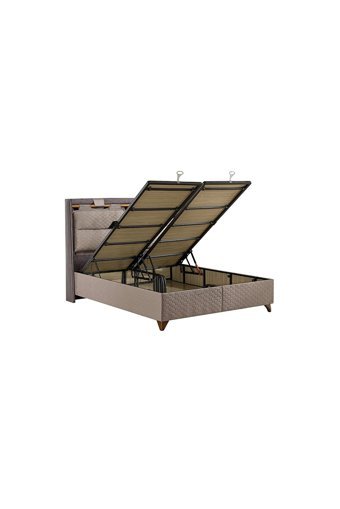İmaj Sleep Maker 160 x 200 cm Başlıksız Çift Kişilik Sandıklı Baza Kahverengi