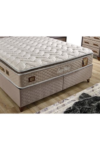 İmaj Sleep Maker 160 x 200 cm Başlıksız Çift Kişilik Sandıklı Baza Kahverengi