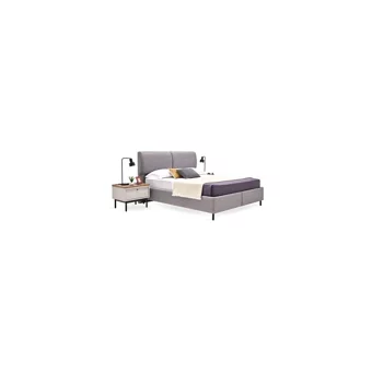 Enza Home Loreto 180 x 200 cm Ayrılabilen Başlıklı Çift Kişilik Sandıklı Baza Seti Mavi