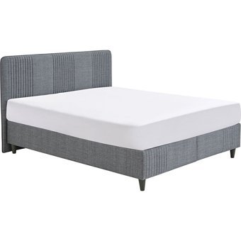 Yataş Wool Sense 160 x 200 cm Başlıklı Çift Kişilik Sandıklı Baza Seti Koyu Gri
