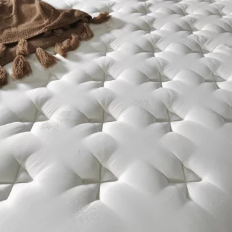 Armis King 180 x 200 cm Yataklı Başlıklı Çift Kişilik Sandıklı Baza Seti Krem