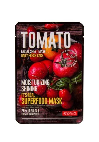 Dermal Tomato Nemlendiricili Kağıt Yüz Maskesi 25 gr