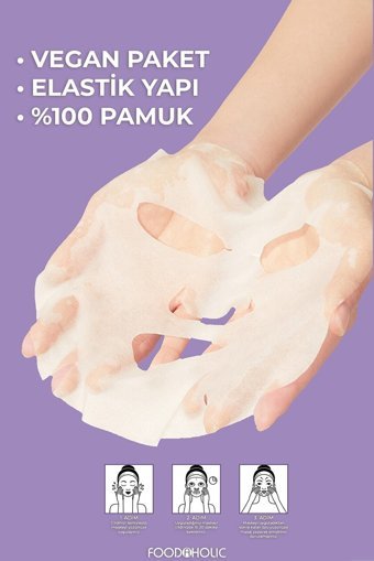 Foodaholıc Yabanmersini Özlü Nemlendiricili Kağıt Yüz Maskesi
