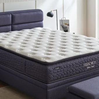 Yataş Bedding Duchess Ultra Care 160 x 200 cm Yataklı Başlıklı Çift Kişilik Sandıklı Baza Seti Lacivert
