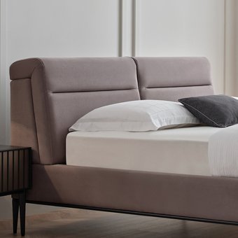 Enza Home Riga Klasik Modern 160 x 200 cm Başlıklı Çift Kişilik Sandıklı Baza Seti Gri