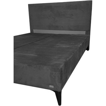 İpek Mobilya Ecostil 140 x 190 cm Başlıklı Çift Kişilik Baza Seti Gri