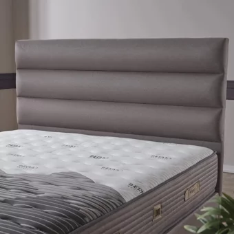 Armis Thermo Regulate 200 x 200 cm Yataklı Başlıklı Çift Kişilik Sandıklı Baza Seti Antrasit