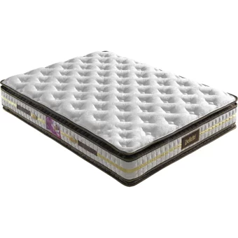 Belletto Kamelya 160 x 200 cm Yataklı Başlıklı Çift Kişilik Sandıklı Baza Seti Beyaz