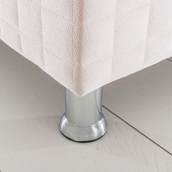 Alf Cyristal Plus 150 x 200 cm Ayrılabilen Başlıklı Çift Kişilik Sandıklı Baza Seti Krem