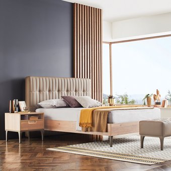 Enza Home Sona 160 x 200 cm Ayrılabilen Başlıksız Çift Kişilik Sandıklı Baza Kahverengi