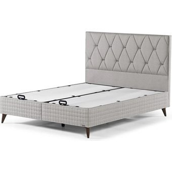 Armis Samoa 180 x 200 cm Başlıksız Çift Kişilik Sandıklı Baza Vizon