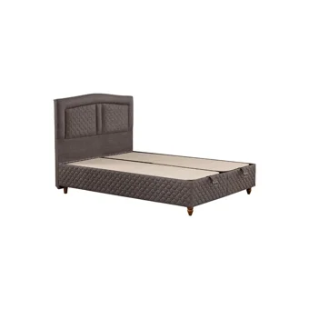 Mobilya Dükkanım İnci 100x200 cm Başlıksız Sandıklı Tek Kişilik Baza Seti Siyah