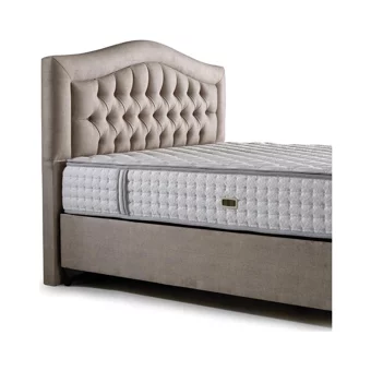 Mobilya Dükkanım Sahra 90x190 cm Başlıklı Yataklı Sandıklı Tek Kişilik Baza Seti Gri
