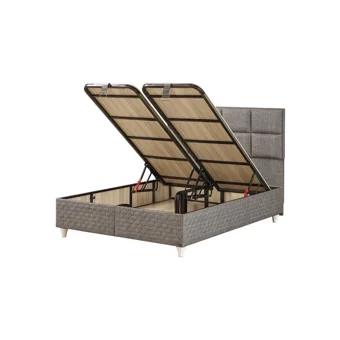 Mobilya Dükkanım Trend 100x200 cm Başlıksız Sandıklı Tek Kişilik Baza Seti Siyah