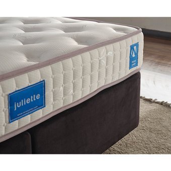 Niron Yatak Juliette 120x200 cm Başlıklı Yataklı Sandıklı Tek Kişilik Baza Seti Siyah