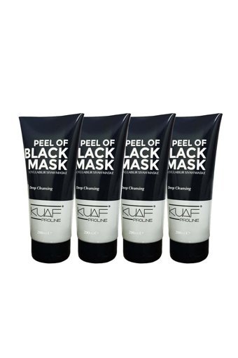 Kuaf Siyah Soyulabilir Krem Yüz Maskesi 4x200 ml