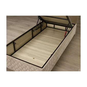 Mobilya Dükkanım Relax 2 90x190 cm Başlıksız Sandıklı Tek Kişilik Baza Seti Bej