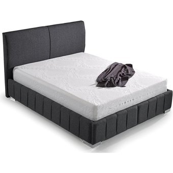 Mobilya Dükkanım Comfort 120x200 cm Başlıklı Yataklı Sandıklı Tek Kişilik Baza Seti Siyah