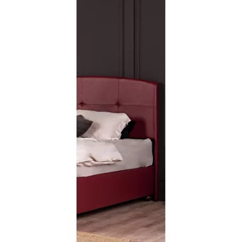 Weltew Home Bella 120x200 cm Başlıksız Sandıklı Tek Kişilik Baza Seti Bordo