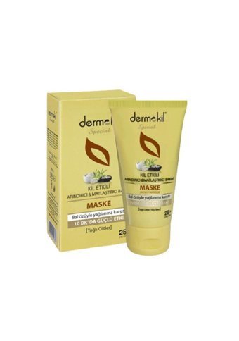 Dermokil 25+Yaş 50Ml Yağlı Ciltler Killi Soyulabilir Jel Yüz Maskesi 50 ml