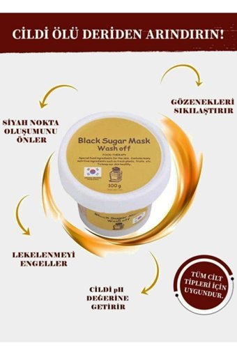 Xolo Black Sugar Çok Kullanımlık Yenileyici Nemlendiricili Yüz Maskesi 100 gr