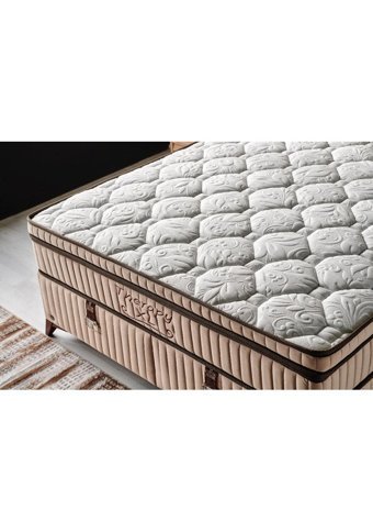 Mobilya Dükkanım Relax Soft 120x200 cm Başlıklı Yataklı Sandıklı Tek Kişilik Baza Seti Kahvrerengi