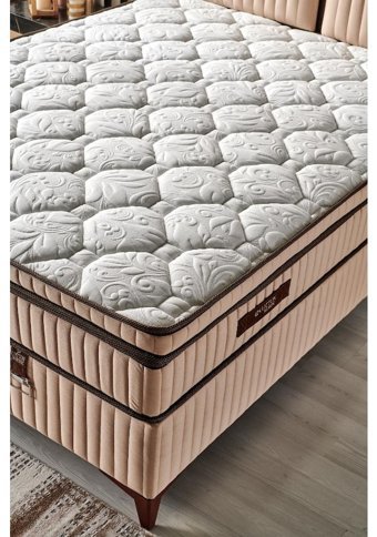 Mobilya Dükkanım Relax Soft 120x200 cm Başlıklı Yataklı Sandıklı Tek Kişilik Baza Seti Kahvrerengi