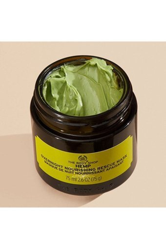 The Body Shop Kenevir Killi Nemlendiricili Krem Yüz Maskesi 75 ml