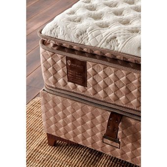 Mobilya Dükkanım Majesty 120x200 cm Başlıklı Yataklı Sandıklı Tek Kişilik Baza Seti Krem