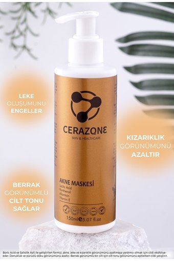 Cerazone Skin & Healthcare Sivilce Karşıtı Siyah Nokta Giderici Jel Yüz Maskesi 150 ml