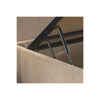 Niron Yatak Ela 90x190 cm Başlıksız Sandıklı Tek Kişilik Baza Seti Kahverengi