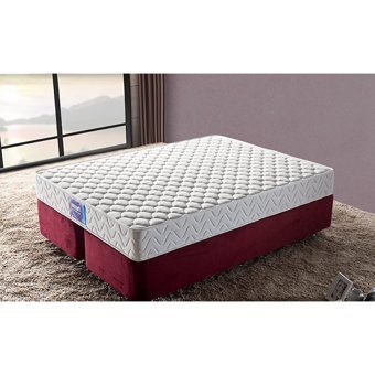Niron Yatak Smart 90x190 cm Başlıklı Yataklı Sandıklı Tek Kişilik Baza Seti Kırmızı