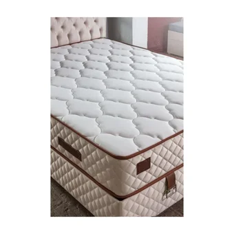 Mobilya Dükkanım Eva 90x190 cm Başlıklı Yataklı Sandıklı Tek Kişilik Baza Seti Bej