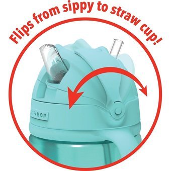 Skip Hop Pipetli Kulplu 6+ Ay 295 ml Alıştırma Bardağı Mavi