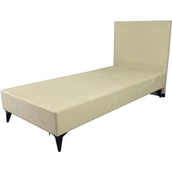İpek Mobilya Ecostil 120x200 cm Başlıklı Yataklı Tek Kişilik Baza Seti Bej
