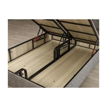 Mobilya Dükkanım Trend 120x200 cm Başlıklı Sandıklı Tek Kişilik Baza Seti Siyah