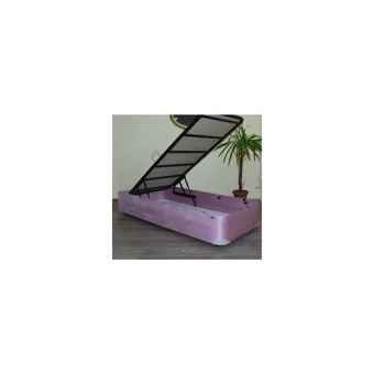 Bengi Ticaret 100x200 cm Başlıksız Sandıklı Tek Kişilik Baza Seti Pembe