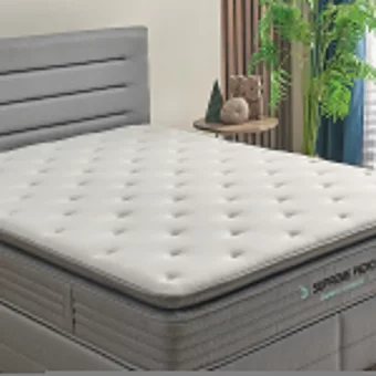 Yataş Bedding Supreme Pedic 120x200 cm Başlıklı Yataklı Sandıklı Tek Kişilik Baza Seti Mavi