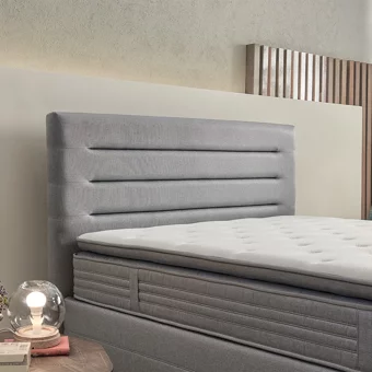 Yataş Bedding Supreme Pedic 120x200 cm Başlıklı Yataklı Sandıklı Tek Kişilik Baza Seti Mavi