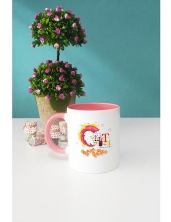 Hedizu Grafikere Hediye Grafiker Kupa Bardak Pembe - 1 Adet - 300 ml