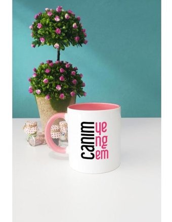 Yengeye Hediye Canım Yengem Kupa Bardak Pembe - 1 Adet - 300 ml