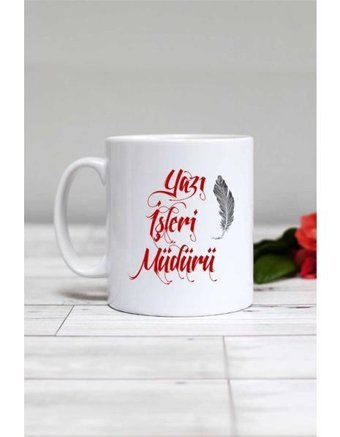 Yazı Işleri Müdürü Hediye Kupa Bardak Beyaz - 1 Adet - 300 ml