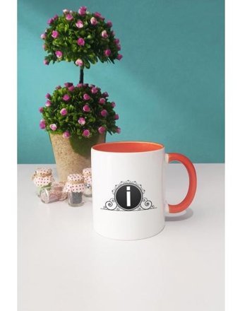 I Harfli Kupa Bardak Turuncu - 1 Adet - 300 ml