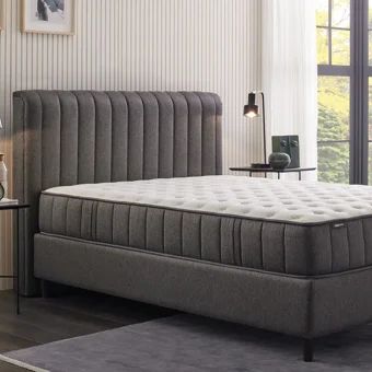 Yataş Lento 90x190 cm Başlıklı Yataklı Sandıklı Tek Kişilik Baza Seti Siyah