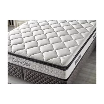 Mobilya Dükkanım Cotton Plus 90x200 cm Başlıklı Yataklı Sandıklı Tek Kişilik Baza Seti Gri